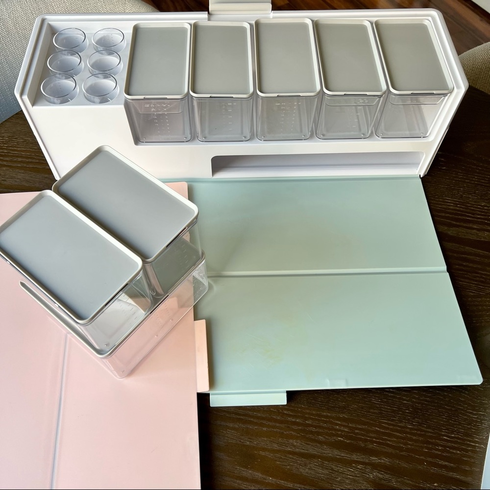 Prep Deck All in One Hub w/ additional storage and cutting board/lid